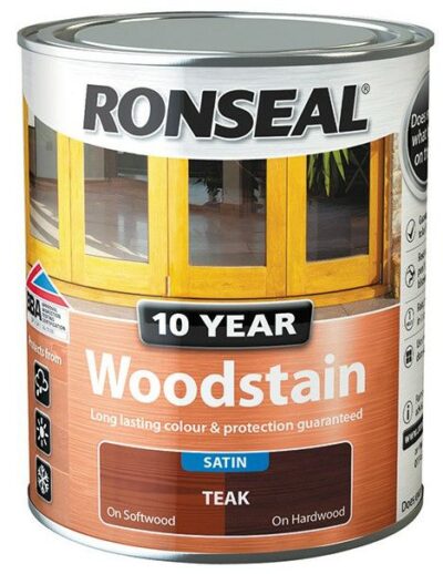 Ronseal 750ml 10 Year Woodstain - Walnut 6889980