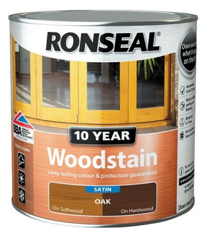 Ronseal 750ml 10 Year Woodstain - Oak 6889983