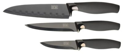 Taylors Brooklyn Titanium 3 Knife Set - LMS23TBS16  (7260824)