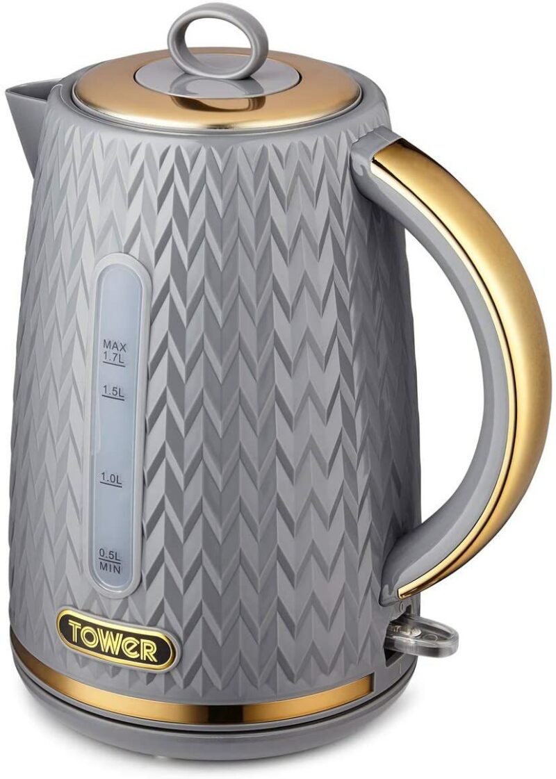 Tower 1.7L Empire Jug Kettle - Grey  T10052GRY