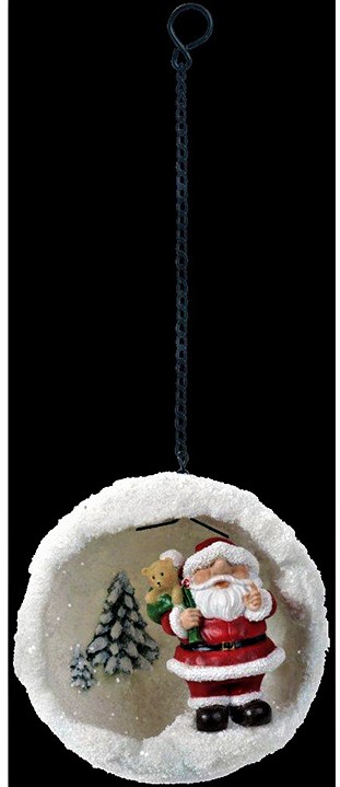 Christmas Decoration - Hanging Snowball - Santa  7761078 (BG-HS22-F)