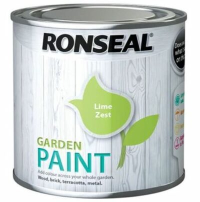 Ronseal 250ml Garden Paint - Lime Zest 6888237