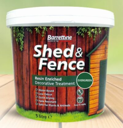 Barrettine 5L Shed and Fence Treatment - Dark Brown SFEG005