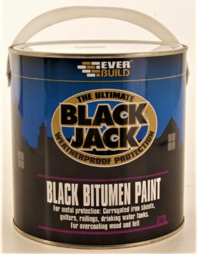 EverBuild 1L Black Jack Bitumen Paint   EVB90101