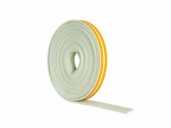 5m 'E' Profile Longlife Foam Draught Excluder - White G72201