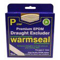 5m'P' Profile Longlife Foam Draught Excluder - White G73201