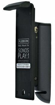 Flexson Wall Mount (Single) For Sonos Play:1 Black  FLXP1WB1021