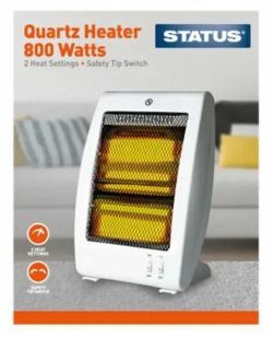 Status 800W Quartz Heater QHS-800W1PKB  (QHS-800W)