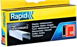 Rapid 53/12B High Performance 12mm Galvanised Staples (Box of 2500) RPD5312B2500