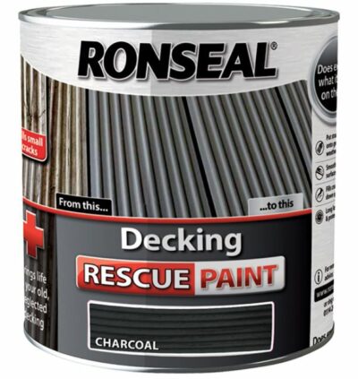 Ronseal 2.5L Decking Rescue Paint - Charcoal RSLDRPCH25L