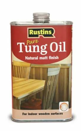 Rustins 500ml Tung Oil - Natural Matt Finish   RUSTUO500