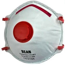 Scan Moulded Disposable Valved Masks FFP3  (Pack of 2) SCAPPEP3MVD