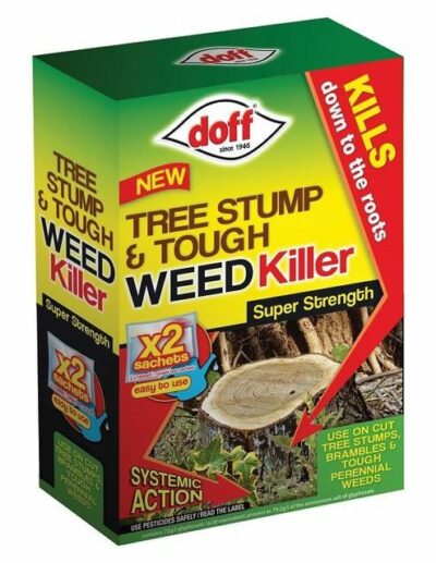 Doff Tree Stump and Tough Weedkiller - 2 Sachets 7206 (SFG002DCT)