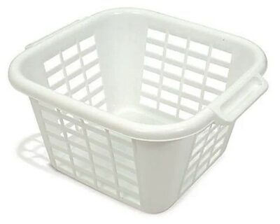 Addis Square Laundry Basket - White  0055657