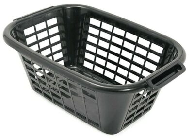 Addis Rectangle Laundry Basket - Soft Black 0055809