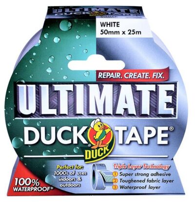Duck Tape 50mm x 25m Ultimate - White 1531107