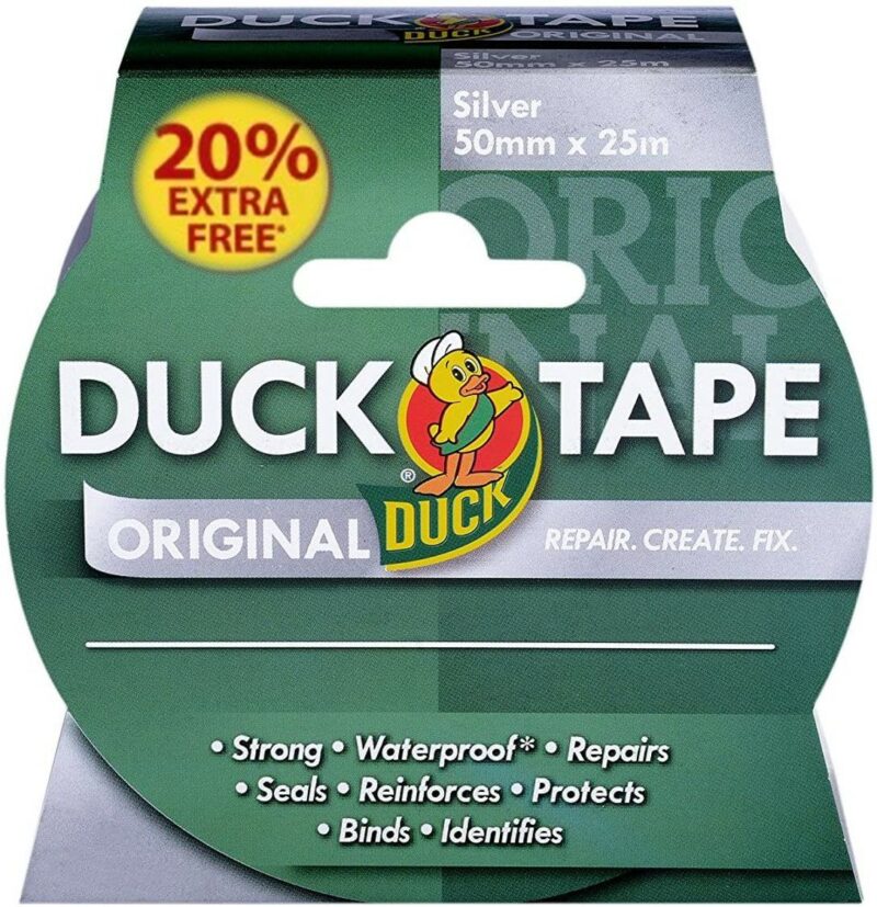 Duck Tape 50mm x 25m Original - Silver 1531107