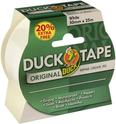 Duck Tape 50mm x 25m Original - White   1531128