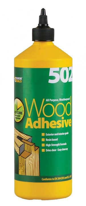 EverBuild 502 All Purpose Waterproof 1L Wood Adhesive 1800357