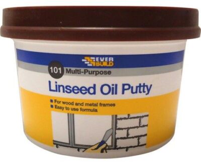 EverBuild 500g 101 MultiPurpose Linseed Oil Putty - Brown   1802092