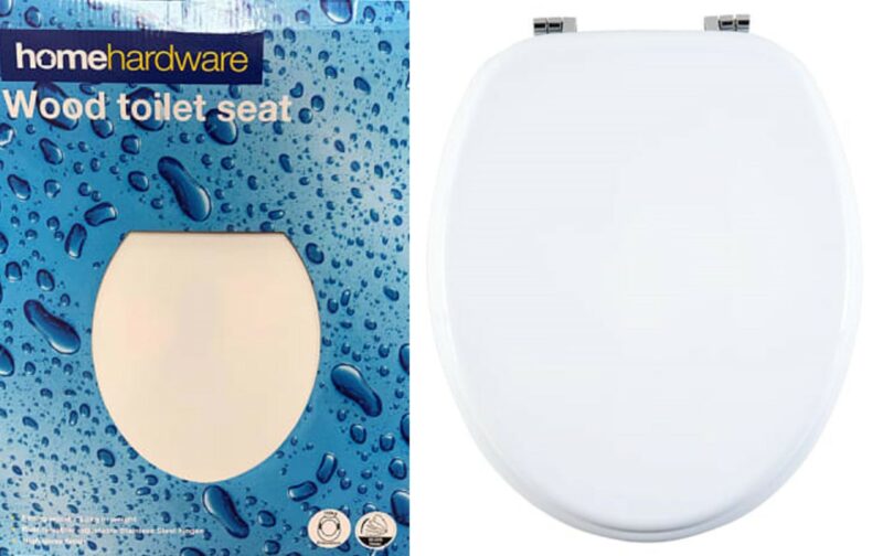 Home Hardware MDF Toilet Seat - White 2575962
