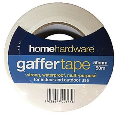 50mm x 50m Gaffer Tape - White HH0878 (2600878)