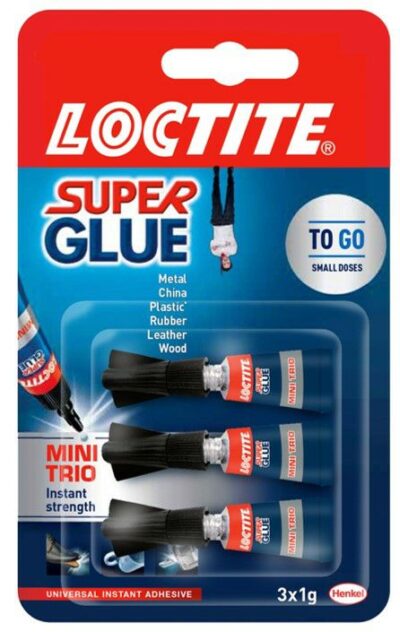 Loctite 1g Super Glue Mini Trio 3870819