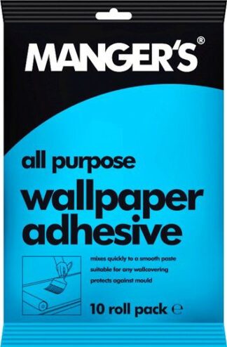 Mangers All Purpose Wallpaper Adhesive - up to 10 Rolls 4110171