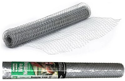 Apollo Gardening 600mm x 25mm x 10m Galvanised Wire Netting 4470058
