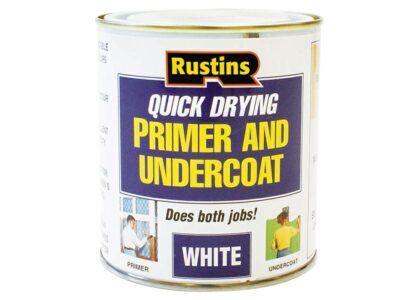 Rustins 250ml Quick Dry Primer & Undercoat - White RUSQDWPUC250 (5891390)