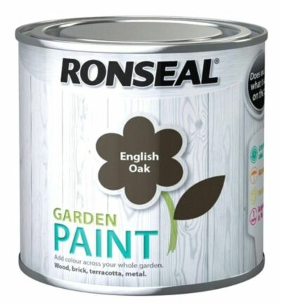 Ronseal 250ml Garden Paint  - English Oak  6888169