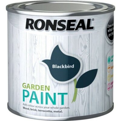 Ronseal 250ml Garden Paint - Blackbird   6888174