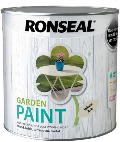 Ronseal 750ml Garden Paint - White Ash 6888373