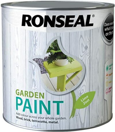 Ronseal 750ml Garden Paint - Lime Zest  6888478