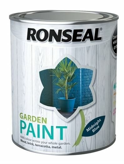 Ronseal 750ml Garden Paint - Midnight Blue  6888483