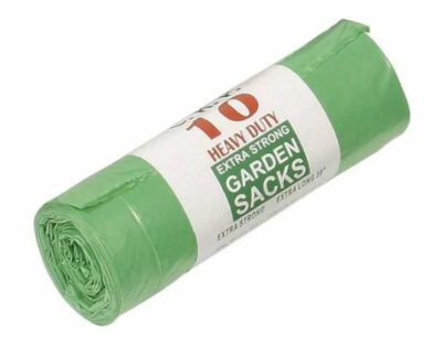 Tristar 10 x Extra Strong Garden Sacks - Green 7460503 (GS35)
