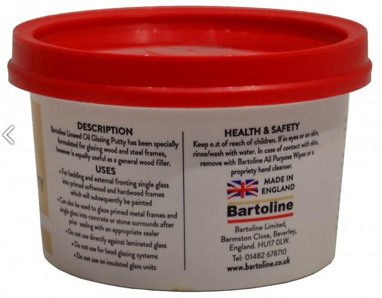 Bartoline 500g Multi Purpose Linseed Oil Glazing Putty 90244 at Wades