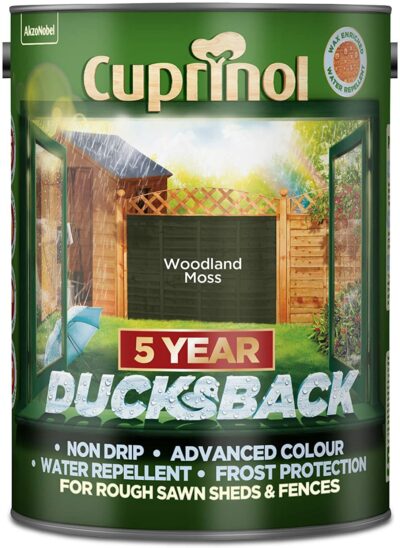 Cuprinol 5L 5 Year Ducksback - Woodland Moss  CUPDBWM5L (1275526)