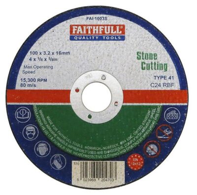 Faithfull Stone Cutting Disc FAI1003S