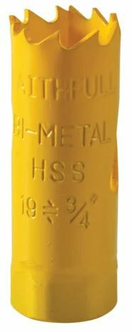 Faithfull 19mm Bi-Metal Colbalt Vari-pitch Holesaw FAIHSVP19