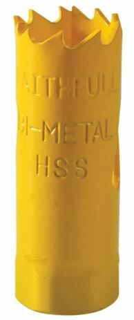 Faithfull 22mm Bi-Metal Colbalt Vari-pitch Holesaw FAIHSVP22