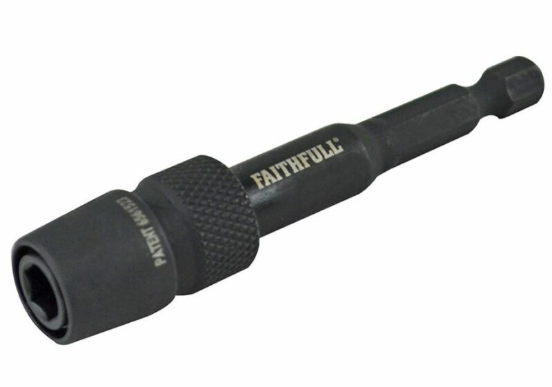 Faithfull 75mm Universal Bit Holder - Impact Rated   FAISBMBH75U