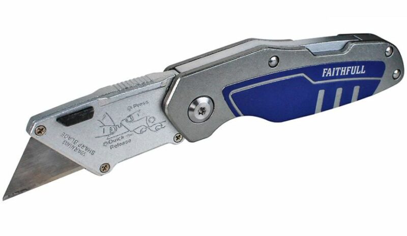 Faithfull Professional Lock Back Utility Knife - FAITKLBPRO