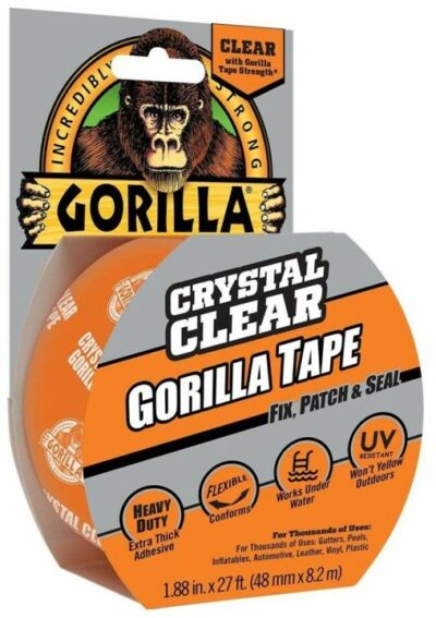 Gorilla 48mm x 8.2m Tape Clear Repair GRGCLTAPE48