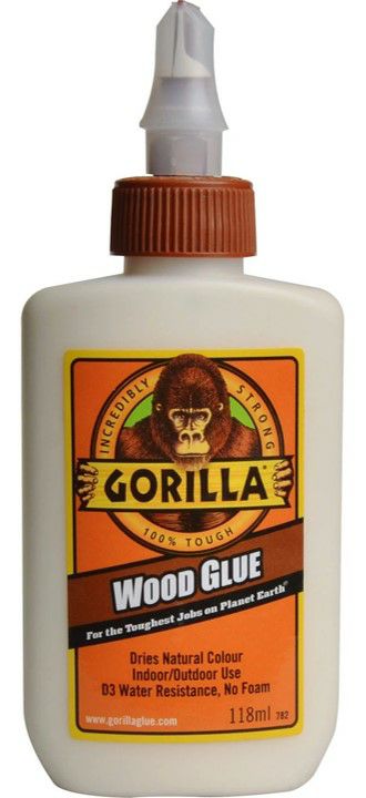 Gorilla 118ml PVA Wood Glue GRGGWG118