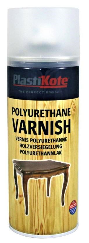 Plastikote 400ml Polyurethane Varnish - Clear Satin PKT592 (5040069)