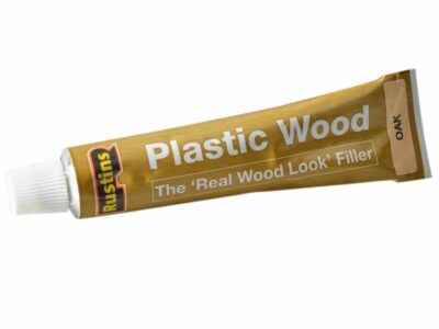 Rustins 125ml Plastic Wood Filler - Oak  RUSPWTUBEO