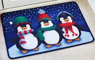 Frosty Penguins Doormat 6323150 (5520003)