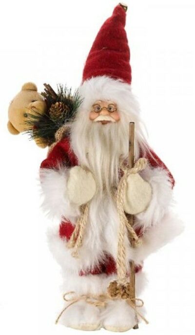 30cm Tall Inlit Father Christmas - 6327374 (2531091)