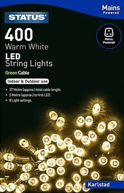 Status 400LED String Lights - Warm White  6773915 (KARLSTAD)